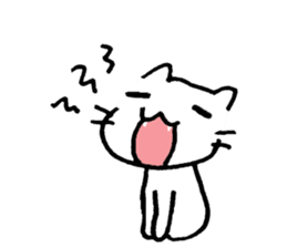 cat lover's stickers in English sticker #8137190