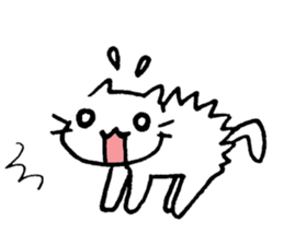 cat lover's stickers in English sticker #8137191