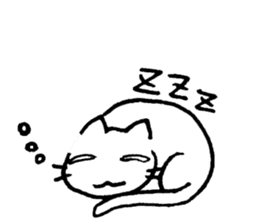 cat lover's stickers in English sticker #8137199