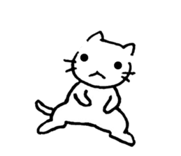 cat lover's stickers in English sticker #8137204