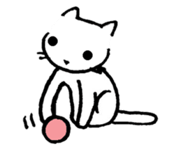 cat lover's stickers in English sticker #8137207