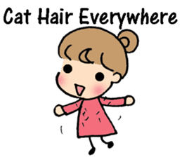 cat lover's stickers in English sticker #8137209