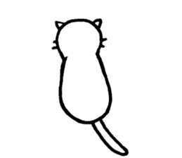 cat lover's stickers in English sticker #8137210