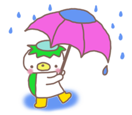 Mr. bear like a kappa sticker #8138053