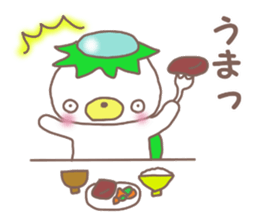 Mr. bear like a kappa sticker #8138054