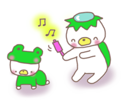 Mr. bear like a kappa sticker #8138062