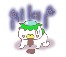 Mr. bear like a kappa sticker #8138066