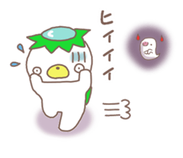 Mr. bear like a kappa sticker #8138077