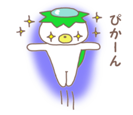 Mr. bear like a kappa sticker #8138078