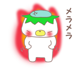 Mr. bear like a kappa sticker #8138081