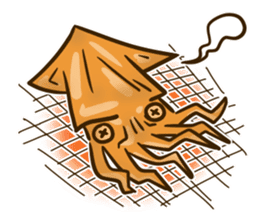 Mr. squid. sticker #8138699