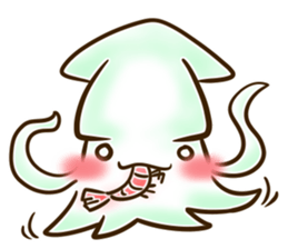 Mr. squid. sticker #8138712