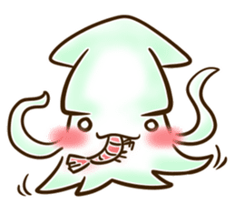 Mr. squid. sticker #8138712