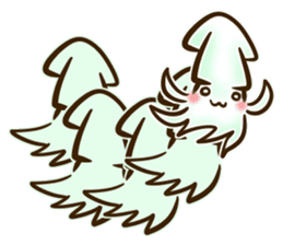 Mr. squid. sticker #8138730