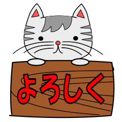 The cat which is pretty in place of you