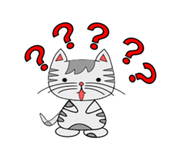 The cat which is pretty in place of you sticker #8139015