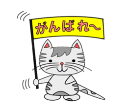 The cat which is pretty in place of you sticker #8139030
