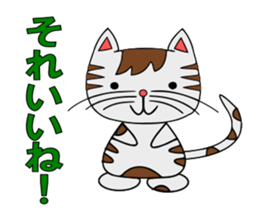The cat which is pretty in place of you sticker #8139031