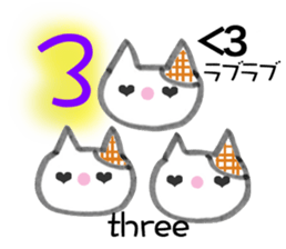 Alphabet cat sticker #8139339