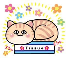 Happy orange kitten boy sticker #8139723