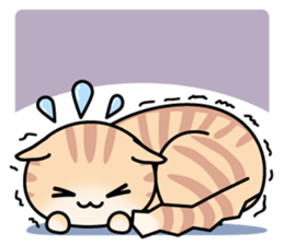 Happy orange kitten boy sticker #8139742