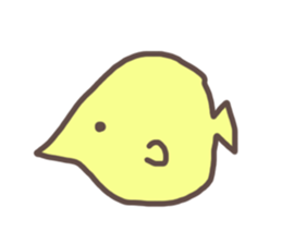 The aquarium - two illustrations set - sticker #8139784