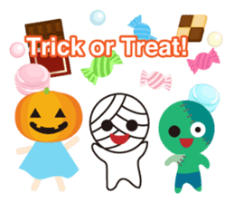 Happy halloween! It's a costume party sticker #8140069