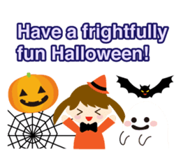 Happy halloween! It's a costume party sticker #8140071