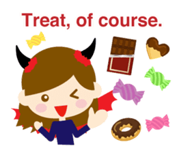 Happy halloween! It's a costume party sticker #8140074