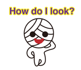 Happy halloween! It's a costume party sticker #8140080