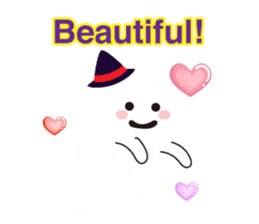 Happy halloween! It's a costume party sticker #8140086