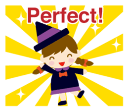 Happy halloween! It's a costume party sticker #8140091