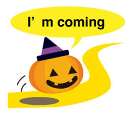 Happy halloween! It's a costume party sticker #8140093