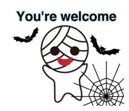 Happy halloween! It's a costume party sticker #8140096