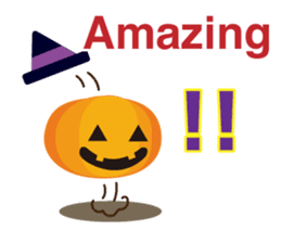 Happy halloween! It's a costume party sticker #8140098