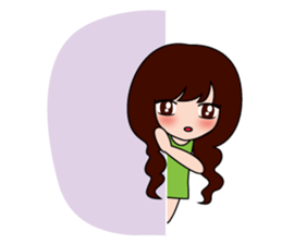 kampong girl sticker #8140143