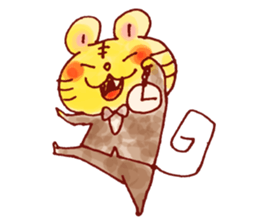 Butler of HOWA HOWA animal sticker #8140304