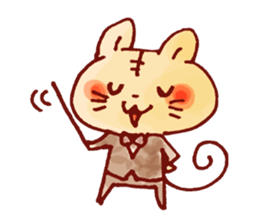 Butler of HOWA HOWA animal sticker #8140307