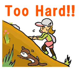 Let's Trail Running! sticker #8140320