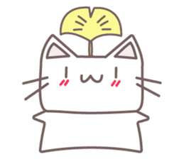 Cool Japanese words with Chestnut Kitty sticker #8140612