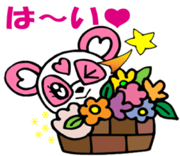 Pink Panda MOMO-chan Vol.2 sticker #8141753