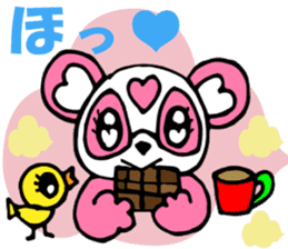 Pink Panda MOMO-chan Vol.2 sticker #8141766