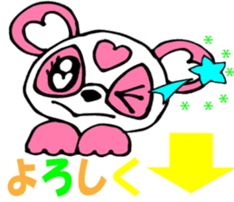 Pink Panda MOMO-chan Vol.2 sticker #8141768
