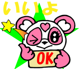 Pink Panda MOMO-chan Vol.2 sticker #8141769