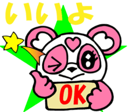 Pink Panda MOMO-chan Vol.2 sticker #8141769