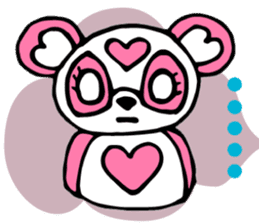 Pink Panda MOMO-chan Vol.2 sticker #8141771