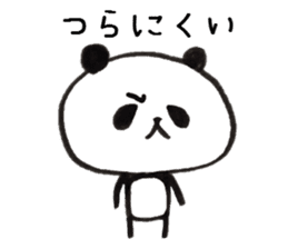 Dialect of a panda and Ishikawa-ken sticker #8141904