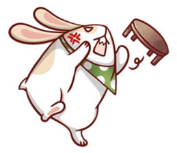 Fattubo Rabbit 2 sticker #8141920