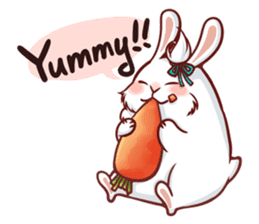 Fattubo Rabbit 2 sticker #8141936