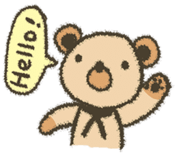 Lovely and Playful Bear sticker #8142748